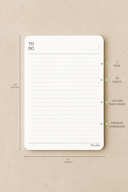 To Do List Notepad – A5 Size Premium Thick Paper - Image 6