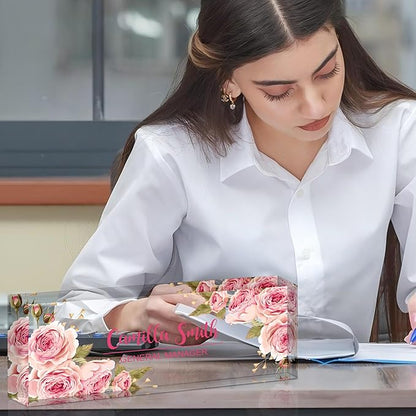 Personalized Name Plate for Desk, Custom Acrylic Desk Name Sign, Office - Image 4