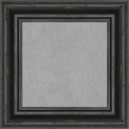 Amanti Art Black Framed Magnetic Board 17x17 X-Small Vision Board by AmantiArt