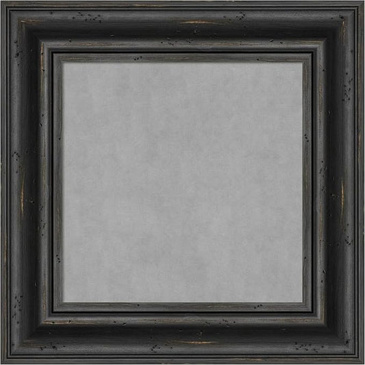 Amanti Art Black Framed Magnetic Board 17x17 X-Small Vision Board by AmantiArt