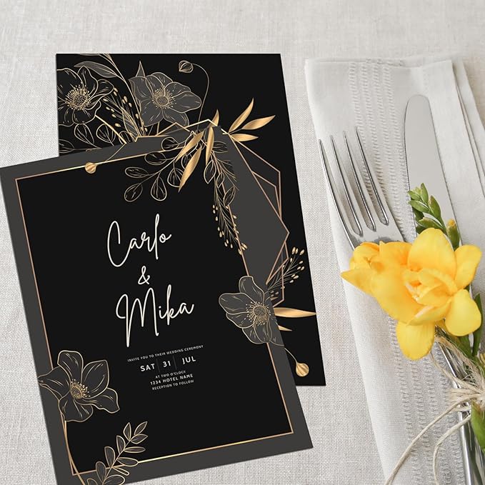 OcePor 200 Sheets Black Cardstock 12” x 18”, 92lb/250gsm Black Card Stock - Image 4