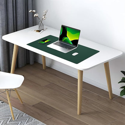 AFIING Dual-Sided Desk Pad, Natural Cork & PU Leather Large Mouse mats - Image 7
