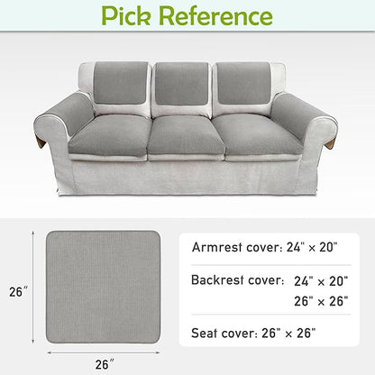 Couch Arm Covers, Sofa Arm Covers, Waterproof Armrest Covers - Image 6