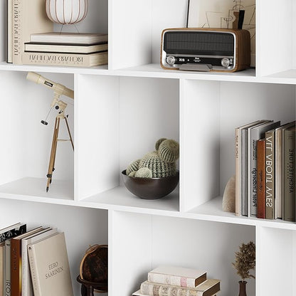 BORNOON Book Shelf with 10-Cube, 43” Wide Bookshelf with Anti-Tip Device - Image 6