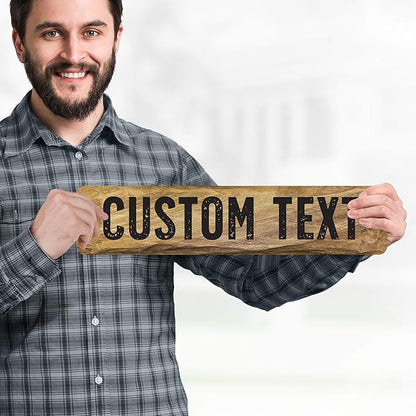 Custom Sign, Custom Street Sign, 11 Font Colors, 13 Font Styles, 4 Hole Options - Image 2