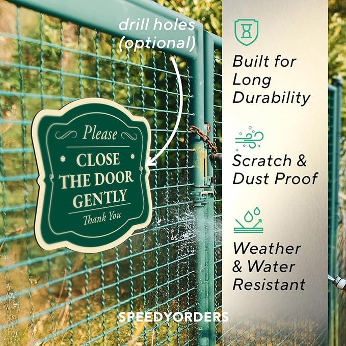 Custom Decorative Outdoor Metal Signs, Personalized Aluminum Driveway Signs - Image 6