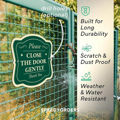 Custom Decorative Outdoor Metal Signs, Personalized Aluminum Driveway Signs - Image 6