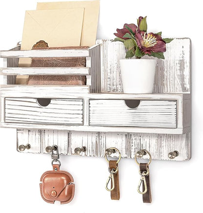 Rebee Vision Farmhouse Key Holder Wall Mount by REBEEVISION