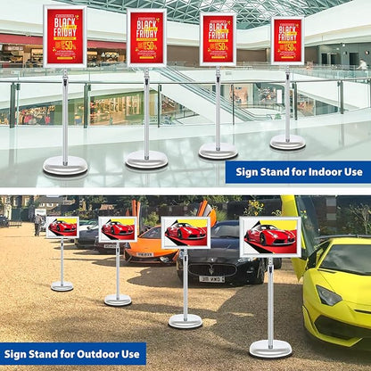 VAIIGO 6Packs Floor Standing Sign Holder Stands - Image 7