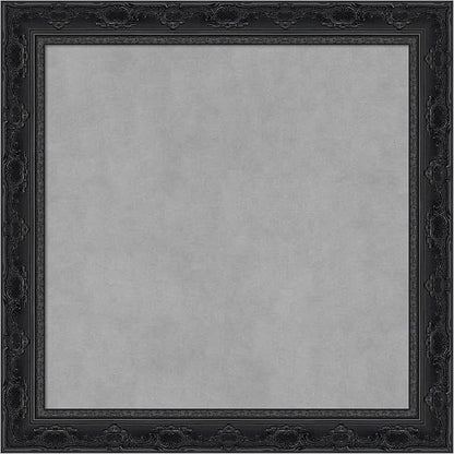 Amanti Art Black Framed Magnetic Board 24x24 Medium Vision Board by AmantiArt