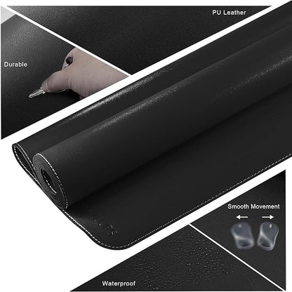 Mydours 43" x 24" Extra Large Desk Pad XXL, Desk Protector Mat - Image 4