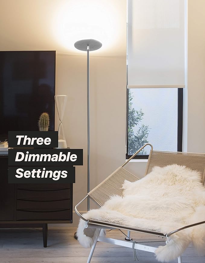 Brightech Sky LED Floor lamp, Torchiere Super Bright Floor Lamp - Image 5