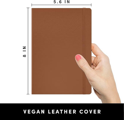 PAPERAGE Lined Journal Notebook, 252 Pages, Medium 5.6 in x 8 in - Image 2