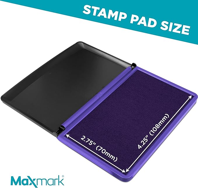 MaxMark Large Purple Stamp Pad - Image 3