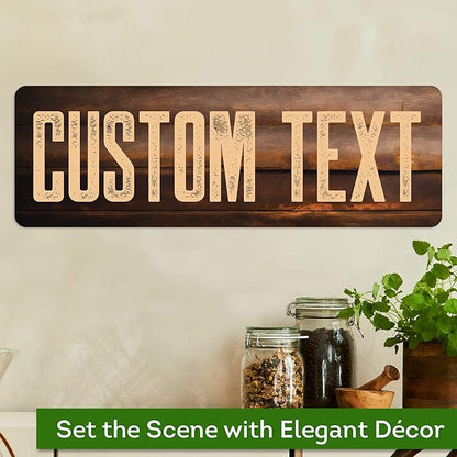 Custom Sign, Custom Street Sign, 11 Font Colors, 13 Font Styles, 4 Hole Options - Image 4