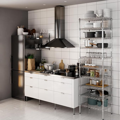 Regal Altair 18" Deep x 24" Wide x 86" Height Wire Shelving Kit | 10-Tier | NSF - Image 6