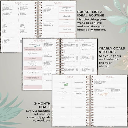 PLANBERRY Large Hourly Schedule Planner Premium – Undated Organizer - Image 5