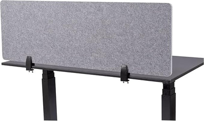 Stand Up Desk Store ReFocus Raw Clamp-On Acoustic Desk Divider Mounted Privacy - Image 7