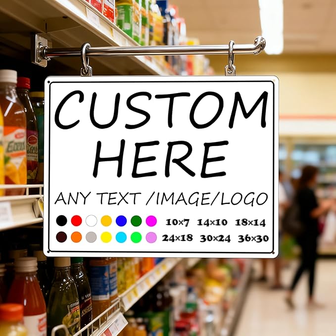 Custom business signs-36×30inches-Large size, Optional reflective, Strong and - Image 6