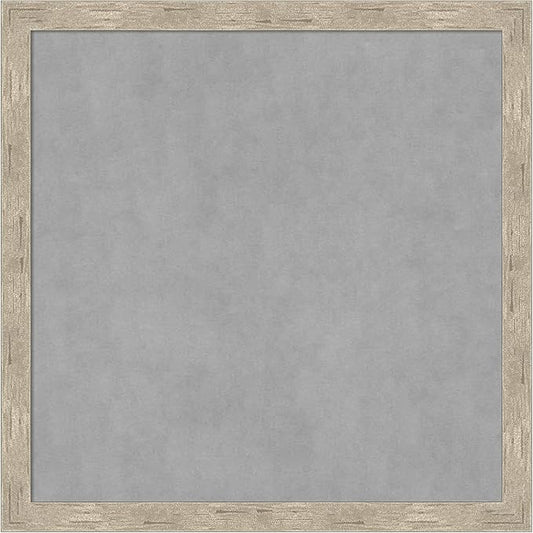 Amanti Art Silver Framed Magnetic Board 13x13 X-Small Vision Board by AmantiArt