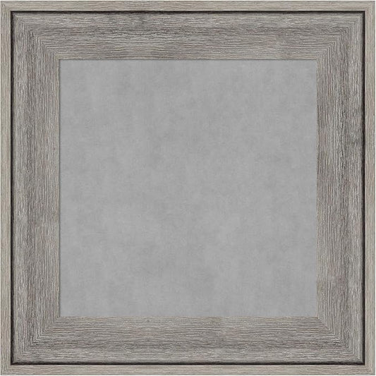Amanti Art Grey Framed Magnetic Board 17x17 X-Small Vision Board by AmantiArt