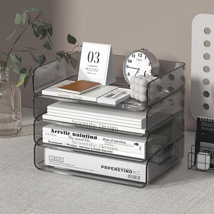 FANXIYQ 4-Tier Acrylic Paper Tray Organizer - Image 6