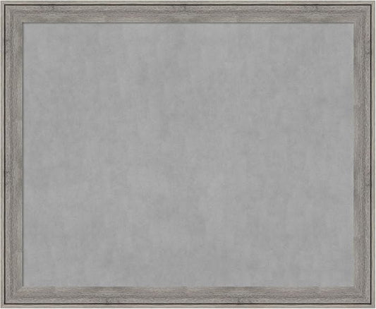 Amanti Art Grey Framed Magnetic Board 37x45 X-Large Vision Board by AmantiArt