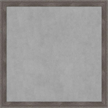 Amanti Art Grey Framed Magnetic Board 27x27 Medium Vision Board by AmantiArt