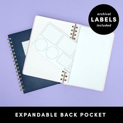 PAPERAGE Lined Spiral Journal Notebook, 3 Pack, 160 Pages, Medium 5.5 inches x - Image 5