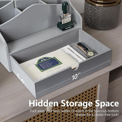Rebee Vision Pine Wood Mail Organizer - Image 5