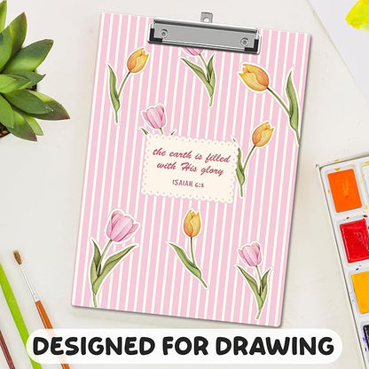 APIILVPQ Tulip Clipboard, Bible Verse Clipboards - Image 6