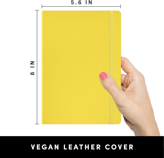 PAPERAGE Lined Journal Notebook, 3 Pack, 160 Pages, Medium 5.6 in x 8 in - Image 2