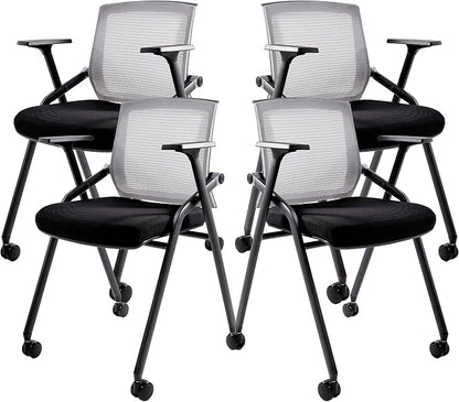 BLANEDUO Conference Room Chairs, Folding Office Desk Chair by BLANEDUO