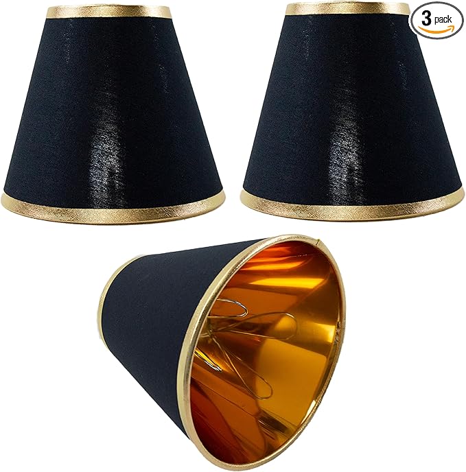 TAaMTYH small lamp shade chandelier shades set of 3，Fabric Lampshade by Unknown