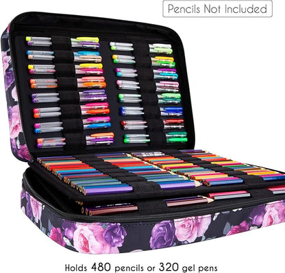 YOUSHARES 480 Slots Colored Pencil Case - Image 4