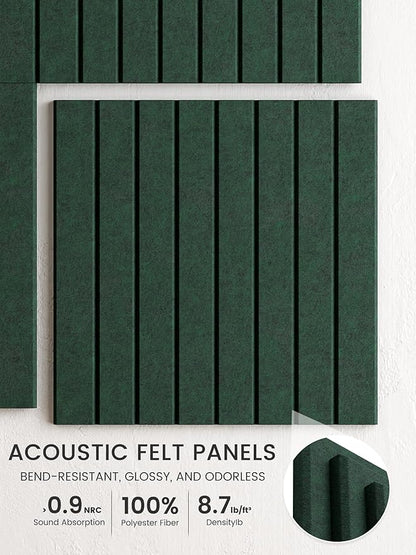 Bumusty Large Felt Bulletin Board 48" x 36" Cork Board Alternative-12 Pack - Image 3