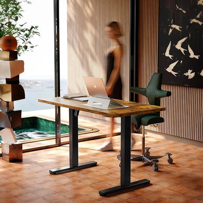 HUANUO 48" x 24" Electric Standing Desk Adjustable Height, 4 Memory Height - Image 2