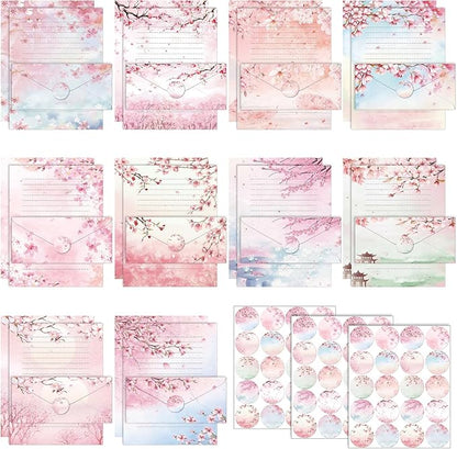 TaoBary 160 Pcs Stationery Paper Set 50 Double Sided Stationery Papers by TaoBary