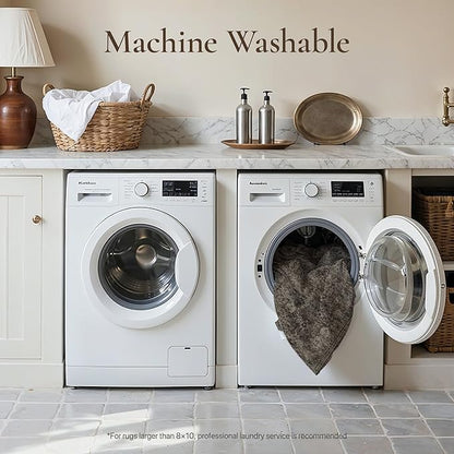GENIMO 5x7 Area Rug Machine Washable Boho Rug - Image 6