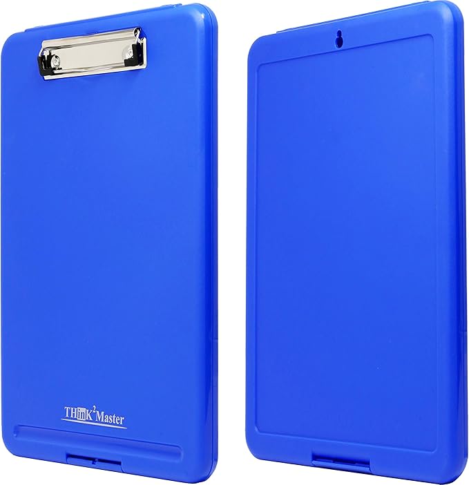Think2Master Blue Plastic Storage Clipboard. | 25% Heavier & Sturdier| Heavy - Image 5