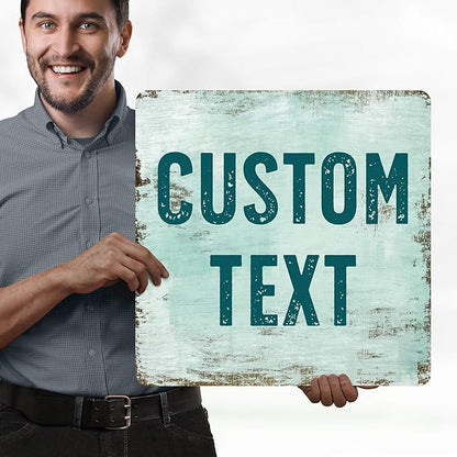Custom Sign, Custom Street Sign, 11 Font Colors, 13 Font Styles, 4 Hole Options - Image 2