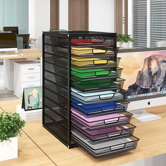 Natwind Mesh file organizer 10 drawers, Office Supplies Desktop Organizers and by Natwind