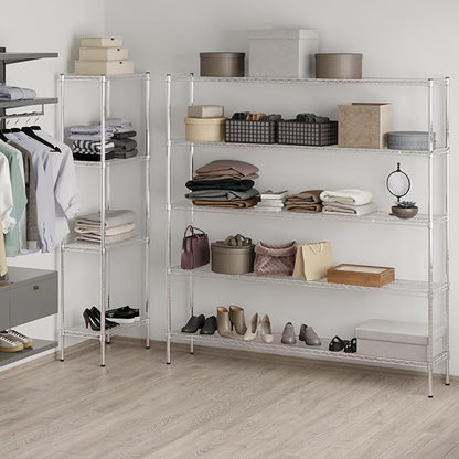 Regal Altair 14" Deep x 72" Wide x 74" Height Wire Shelving Kit | 5-Tier | NSF - Image 6