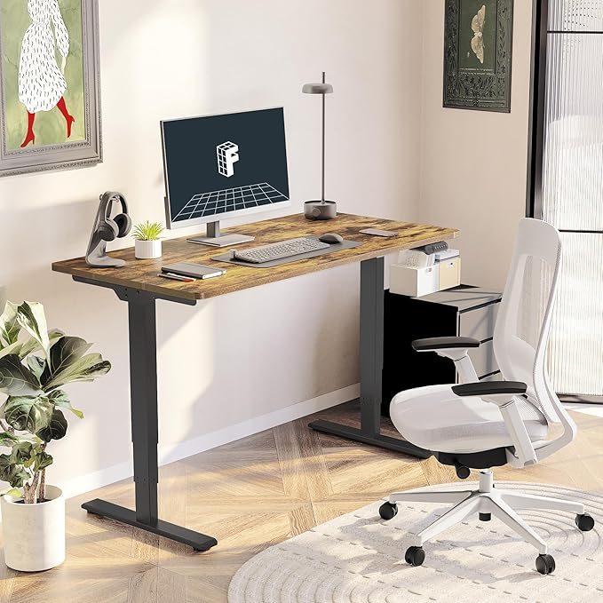 FLEXISPOT E6 3-Stage Dual Motor Electric Standing Desk 55 x 28 Sit Stand Up Desk - Image 2
