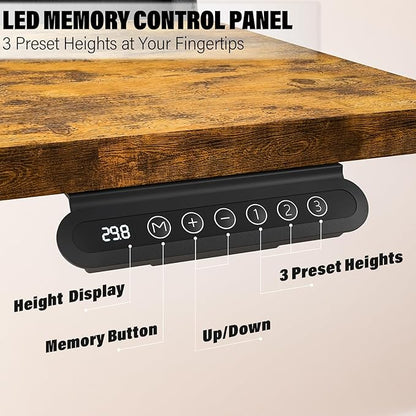 Kingant 55 x 24 Inch Electric Standing Desk - Image 6