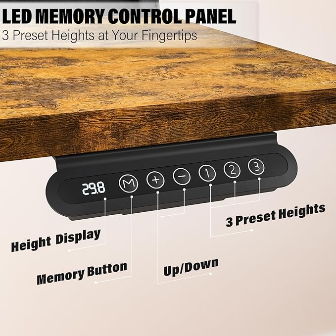 Kingant 48 x 24 Inch Electric Standing Desk - Image 6