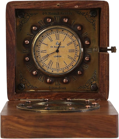 Handmade Brass Sundial Compass - Image 5