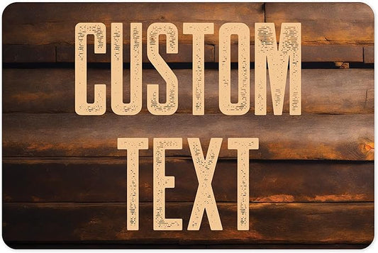 Custom Sign, Custom Street Sign, 11 Font Colors, 13 Font Styles, 4 Hole Options by MySignCenter