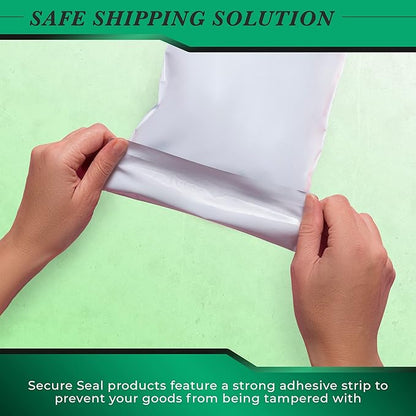 300 Pack Secure Seal White Poly Mailers Shipping Bags - Image 6