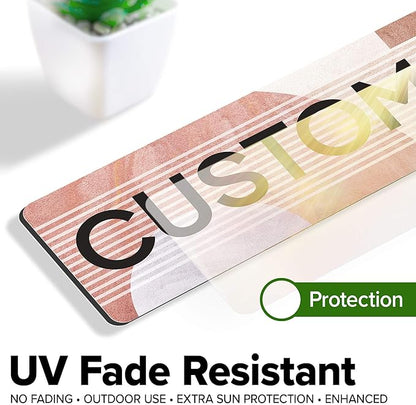Custom Sign, Custom Street Sign, 11 Font Colors, 13 Font Styles, 4 Hole Options - Image 5